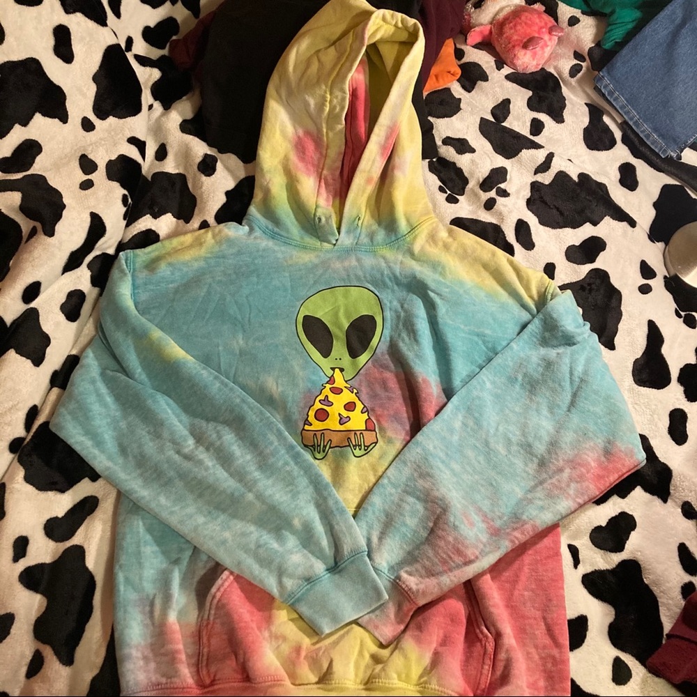 jac vanek tye dye hoodie